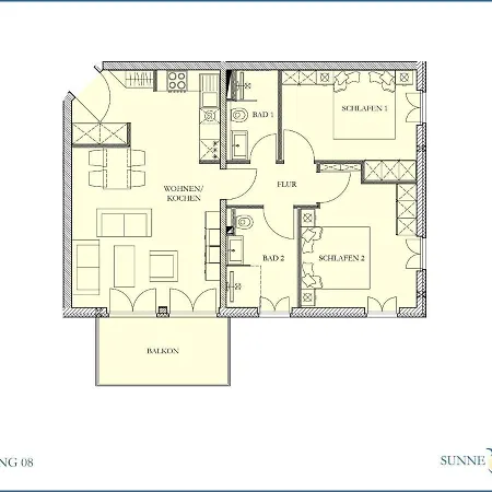 Sunnevelt-apartment-8 Appartamento *